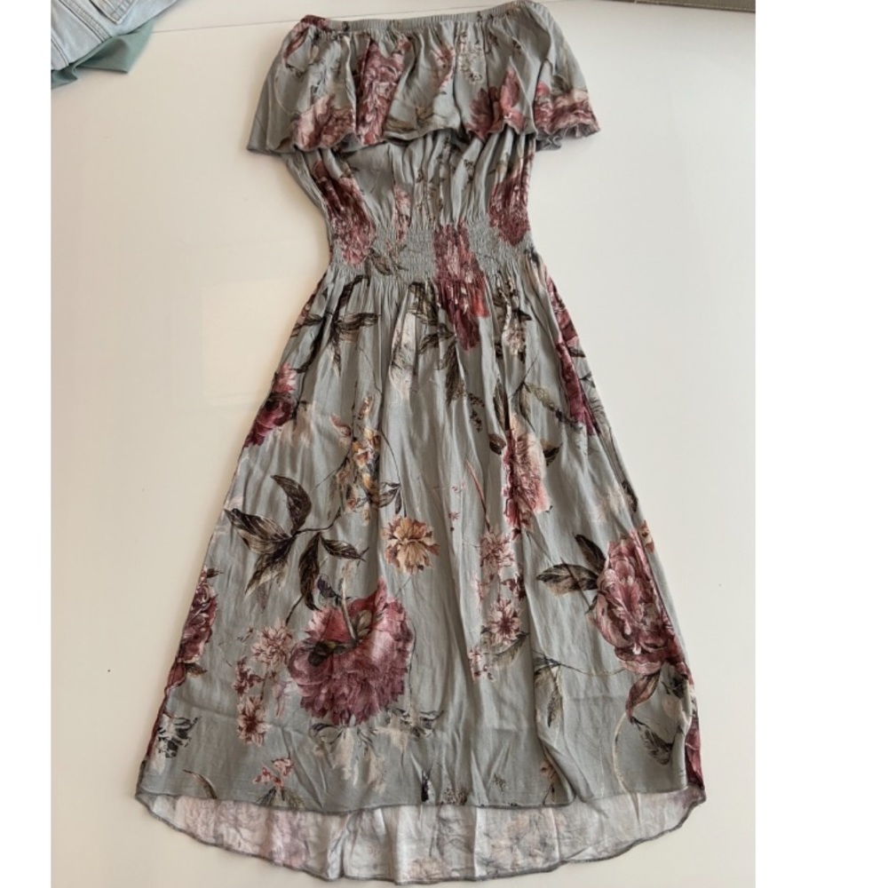 chaser strapless dress